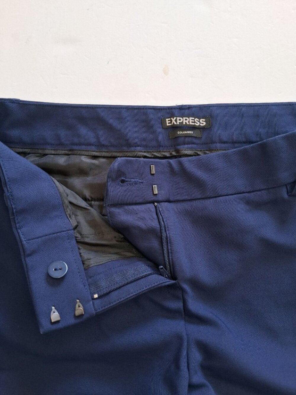 Express Columnist 8R Blue Pants Size 8R - Picture 3 of 8